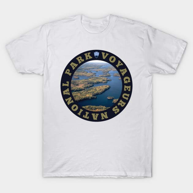 Voyageurs National Park circle T-Shirt by nylebuss